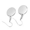 20pcs Stainless Steel Jewelry DIY Accessory 16mm Earrings Wire Hooks Blanks  Earrings Crafts