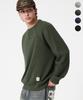 TRILLION Overlock Stitch Waffle Sweatshirt_4Color