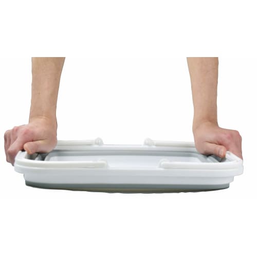 Fine Washtub, Gray (approx.) 38.5 x 28.7 x 5.5-17cm (height)