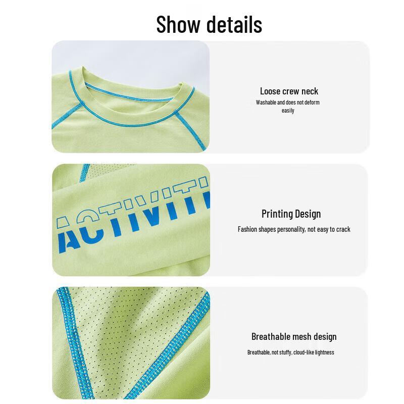 Moonkids Boys' Long-Sleeve Quick-Dry Training Top