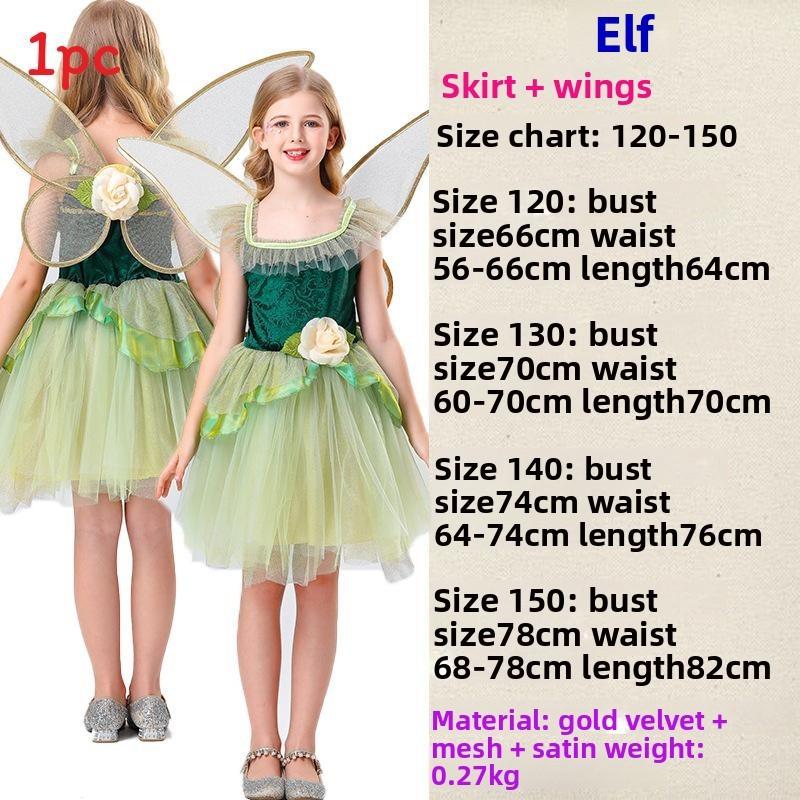Halloween Fairy Dress For Women With Wings And Cotton Blend For Cosplay Parties