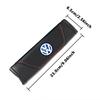 T281/2PCS Color Blocked Leather Car Seat Belt Shoulder Pad Protection Accessories Valve Cap For Volkswagen Golf Passat MK4 Jetta B6