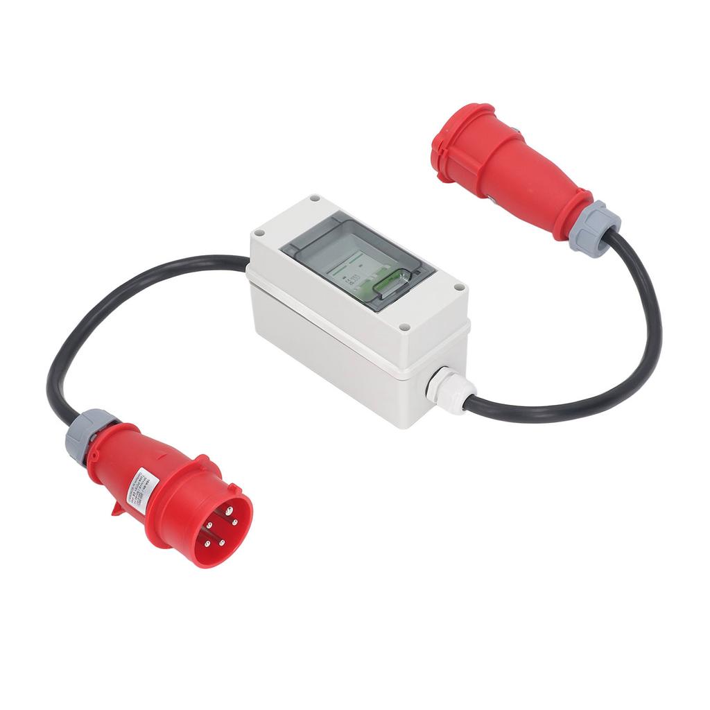 Napájecí adaptér CEE IP44, 5pinový, 2,5 mm2, 16 A, samec-samice, s jističem 400 V, 16 A, 3P