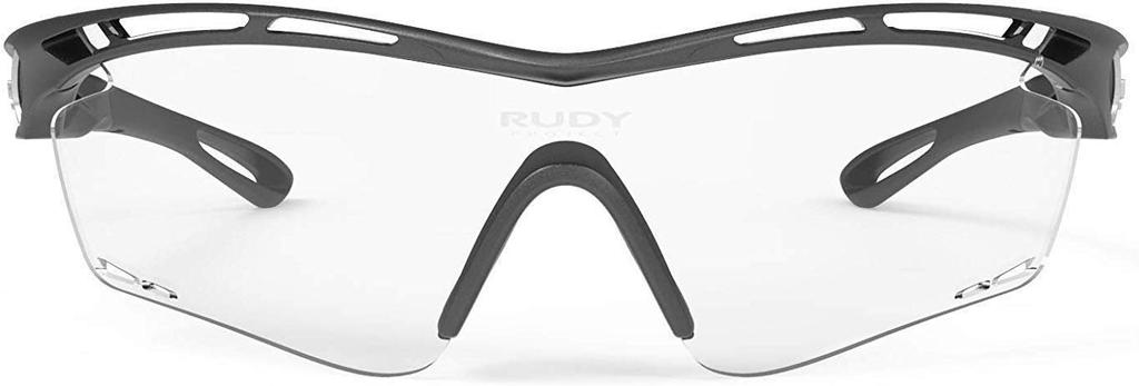 RUDYPROJECT Sports Sunglasses for Road and TRALYX Frame with Impact X2 Photochromic Black Lenses 29 Lens Temple Cycling, Bike, Triathlon, Running.