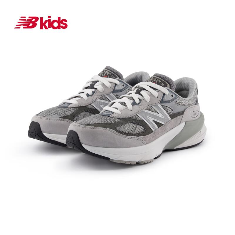 New Balance 990GL Youth Unisex Grey Casual Sport Shoes