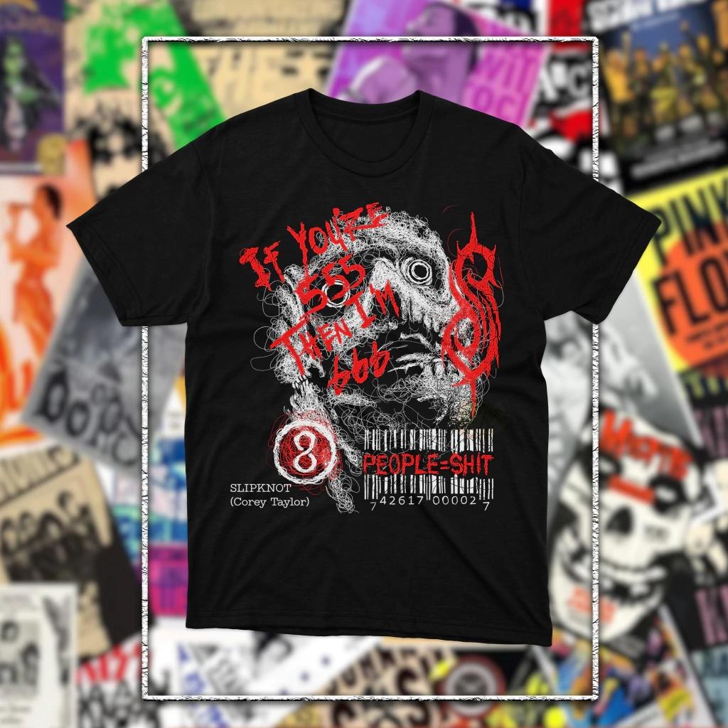 

2026 Slipknot Band graphic Unisex T Shirt Unisex Cotton Short Sleeve Y2k Oversized Tee Women Popular Tops MasksPercussionMaggots S