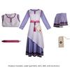 New Star Wish Asha Cosplay Costume Asha Princess Stage Performance Cosplay Outfit Complete Set