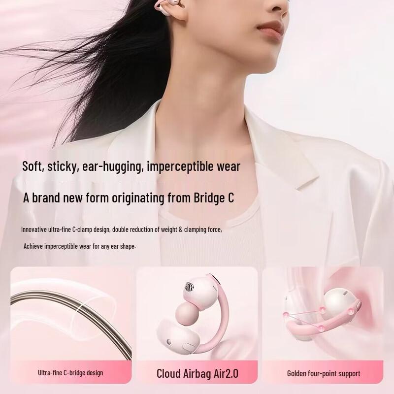 Baseus MC2 Air Open-Ear Clip-On AI Translation Bluetooth Headset