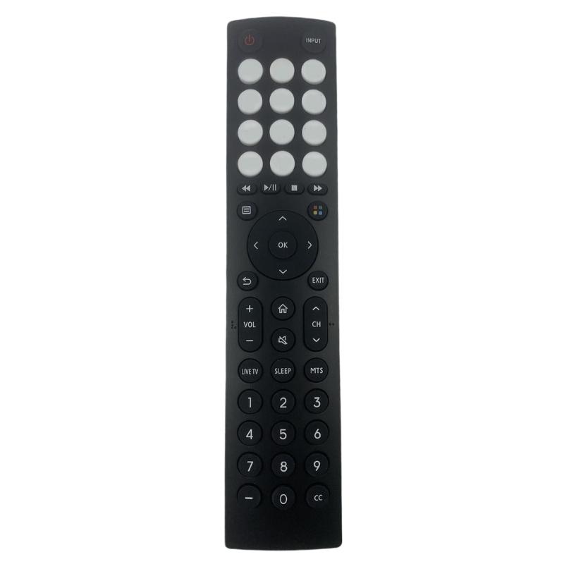 Television Accessory Remote Control for ERF2D36H Portable Ergonomic Grip Remote ABS Construction Black Easy to Use 1