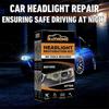 Professional Headlight Restoration Kit DIY Headlamp Brightener Car Care Repair kit Head Lense Clean