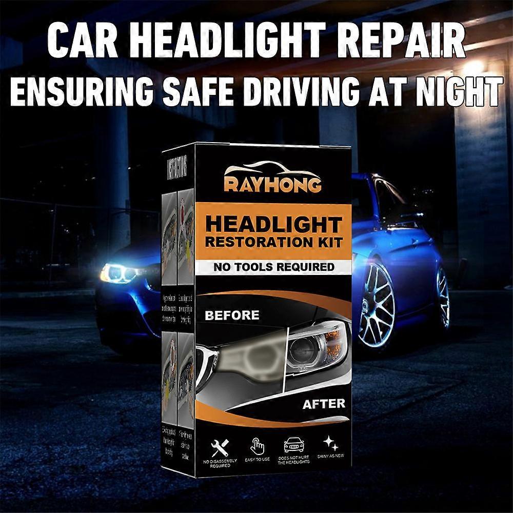 Professional Headlight Restoration Kit DIY Headlamp Brightener Car Care Repair kit Head Lense Clean