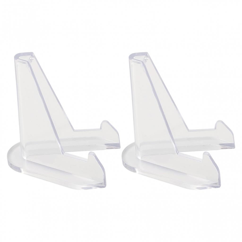 2pcs Display Stand Acrylic Material L:6.8x5.2CM M:5.7CM