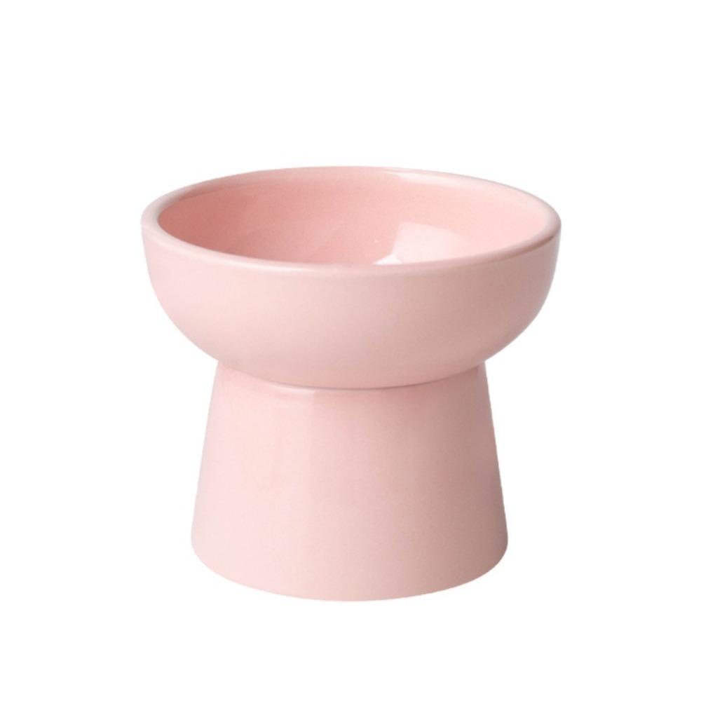 High Foot Cat Elevated Bowl 300ml Pet Feeding Dishes Pottery Bowl Dog Food Water Feeders for Puppy