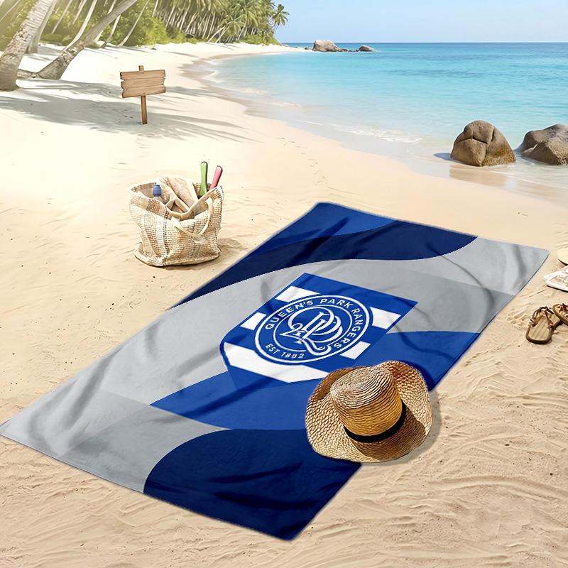 Toalla de Playa con Estampado de Fútbol Queens Park Rangers, Toalla Grande Suave de Secado Rápido para Playa, Camping, Natación