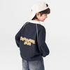 Boys' Letter Print Long-Sleeve Polo T-Shirt