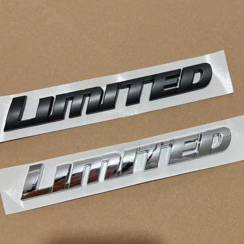 1X Universal Car LIMITED Edition Emblem Car Body Decoration Sticker 3D Car Trunk Badge Sticker ABS Auto Exterior Accessories