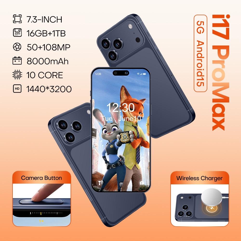 5G i17ProMax TK Smartphone with Large Display