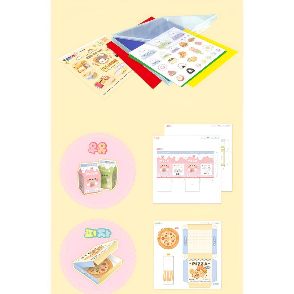 Ddany Crafts Food Series Paper Folding Set DIY Craft Kit Kids Toy