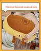 Adorable Mantou Shaped Plush Pillow - Soft Doll Cushion for Office & Home Decor