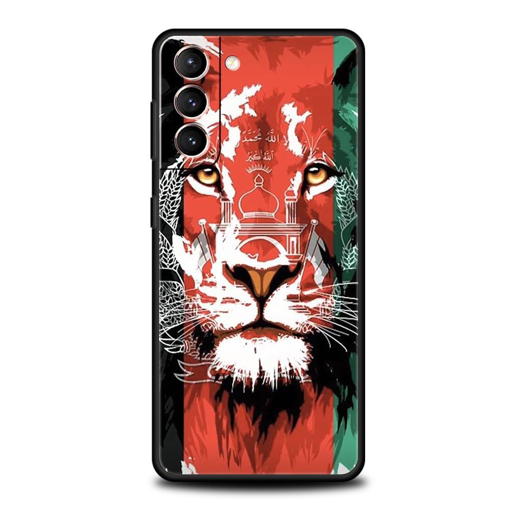 Afghan Afghanistan Flag Phone Case For Samsung Galaxy S23 Ultra S22 S21 S20 FE 5G S10 S10E S9 S8 Plus Note 10 20 Cover Bumper