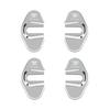 4Pcs Car Logo Door Lock Protector Stickers for Cadillac CTS CT4 CT5 CT6 XT4 XT5 XT6 Anti-Rust Cover Accessories svagd99