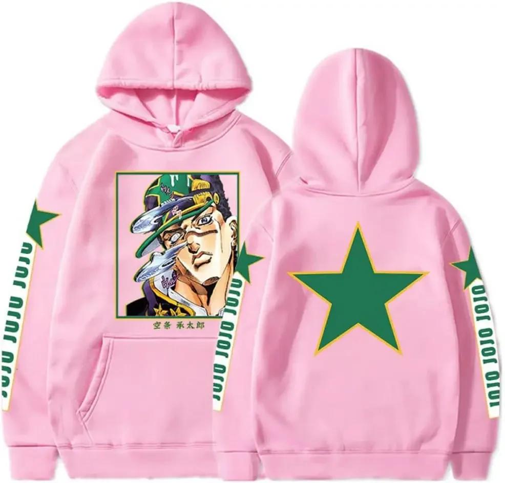 Unisex Kujo Jotaro Hoodie Jonathan Joseph Sweatshirt Pullover JoJo Langarm Anime Hoodie