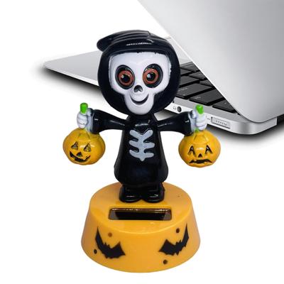 Solarbetriebene tanzende Figur, Auto Schwingtanz Spielzeug - Halloween Anime Armaturenbrettdeko für