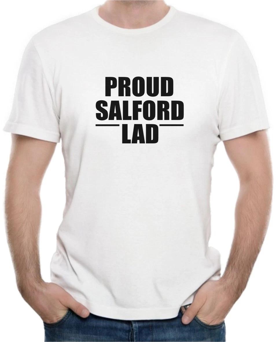 

PROUD SALFORD LAD ENGLAND Rugby City Football Mens Womens Kids T-Shirt M