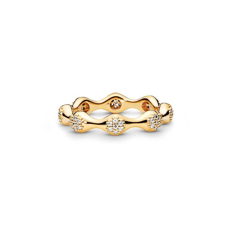 Pandora Shine Love Pod Ring Women ring Gold 167295CZ 56