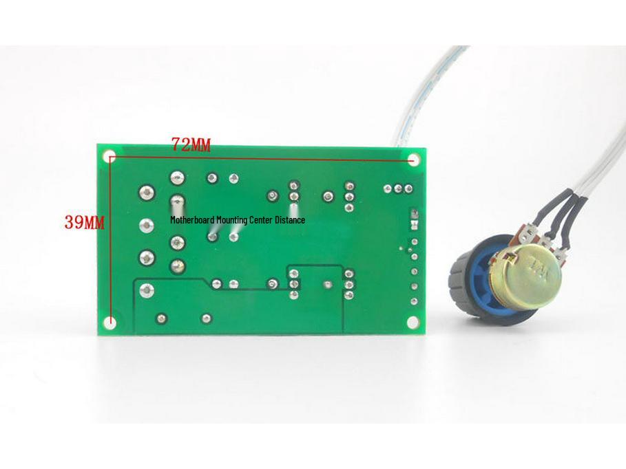 PWM DC Motor Speed Controller: 6V-60V, PLC & Microcontroller Support, 0-5V Analog Input