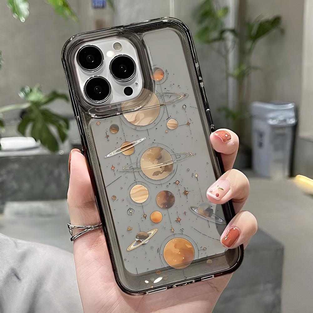 Full Screen Planet For Iphone 16 15 14 13 12 11 Pro Max Plus Phone Case 17 Air 16 Advanced Anti Fall Phone Case Cover