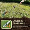 Detachable Lawn Rake Thatch Rake for Lawn Care Dethatching Rake Garden Leaf Rake Soil Cultivator Lawn Grass Rake Aerator Tool