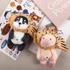 Gift Husky Pig Shiba-Inu Plush Pendant Keychain Bag Decoration Backpack Charms Stuff Plush Toy