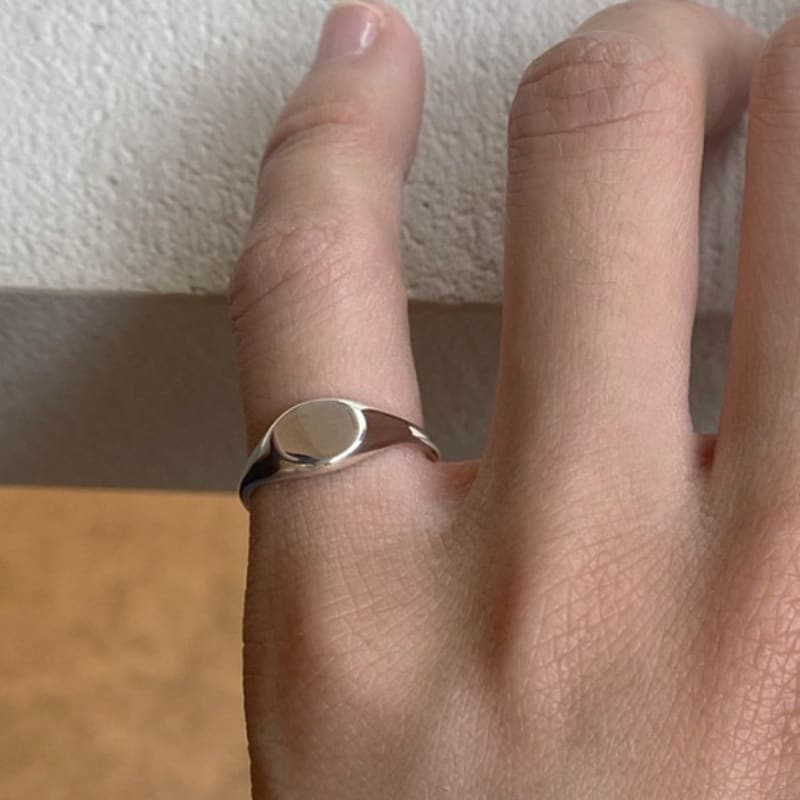 alouette baby signet ring