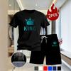 Herren Netz-Kurzarm und Shorts Lässiges Laufset - Unisex Edition