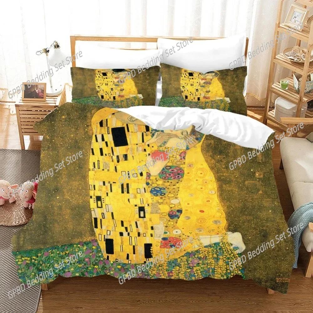 Oil Painting Van Gogh Star Sky Bedding Set Bedroom Soft Modern Bedspreads Comefortable Duvet Cover Quilt Cover And Pillowcase