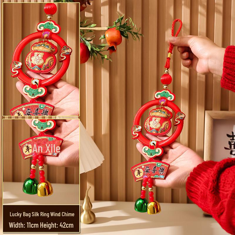 

Подвесной новогодний фонарь – украшение для дома и гостиной, весенний фестиваль, колокольчики