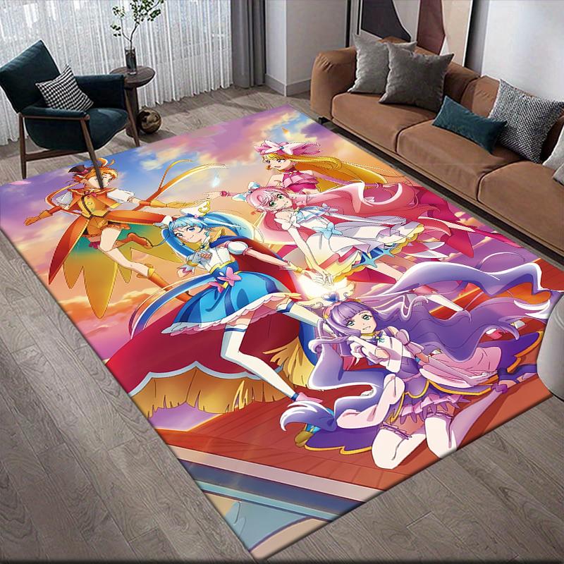 Pretty Cure All Characters Area Rug, Pretty Cure Fan Cozy Carpet, Great Gift.chl 60x90cm