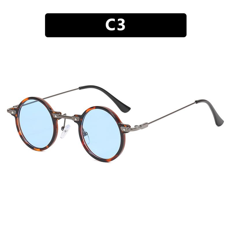 Small Frame Round Personality Hip Hop Sunglasses Retro Sunglasses Sunglasses