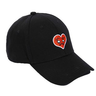 Neue Lustige Papa-Kappe Herzstickerei Baseballkappe Sommer Harajuku Snapback Hip-Hop-Hüte