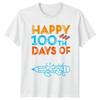 Happy 100th Days Of School Unisexs TShirt 100th Day Of School Gift For Her