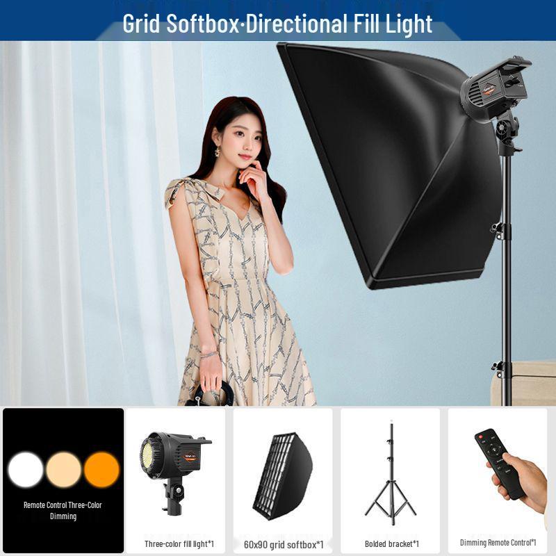 

Professional Deep Throw Softbox Light for Photography & Live Streaming