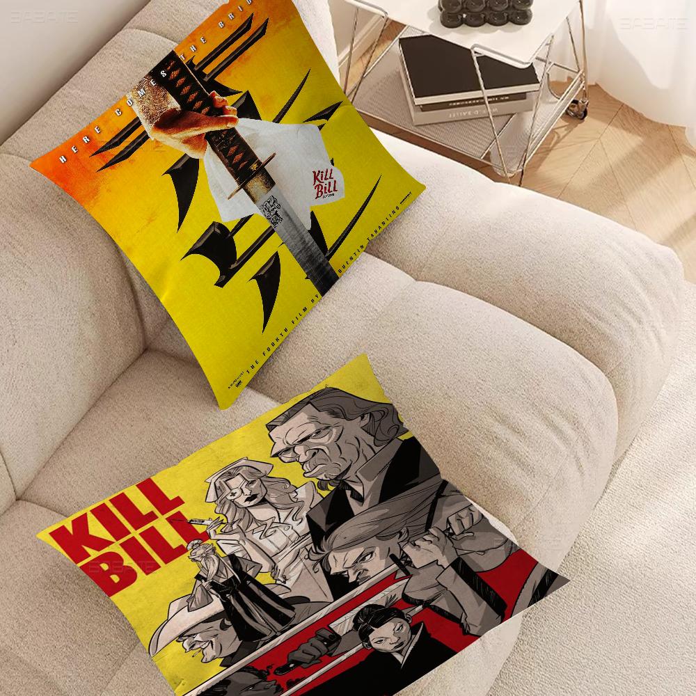 Kill Bill Pillow Anime Pillow Sofa Bed Head Pillow Cover Cushion Cover 45x45 Cm Fashion