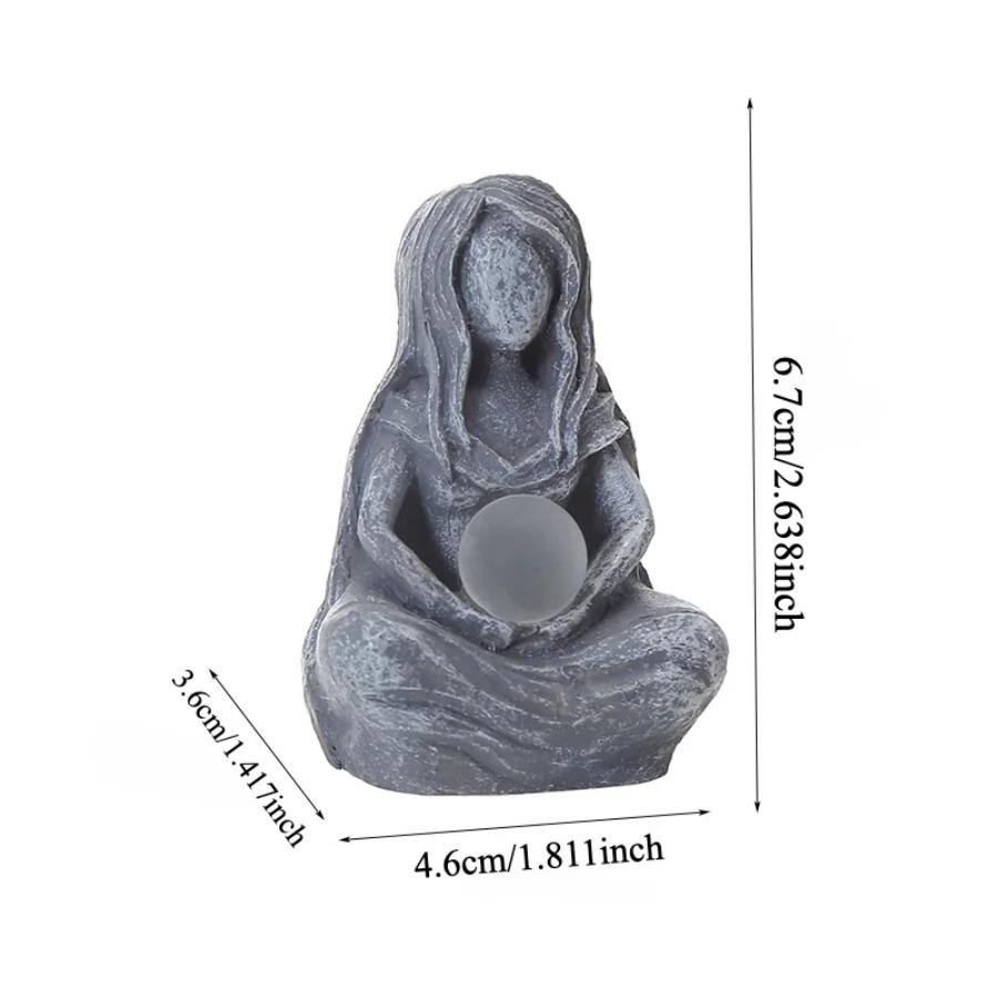 Gaia Mother Earth Statue, Moon Goddess Statue, Earth Day, Mother's Day, Thanksgiving Day Gifts, Modern Home Room Decoration
