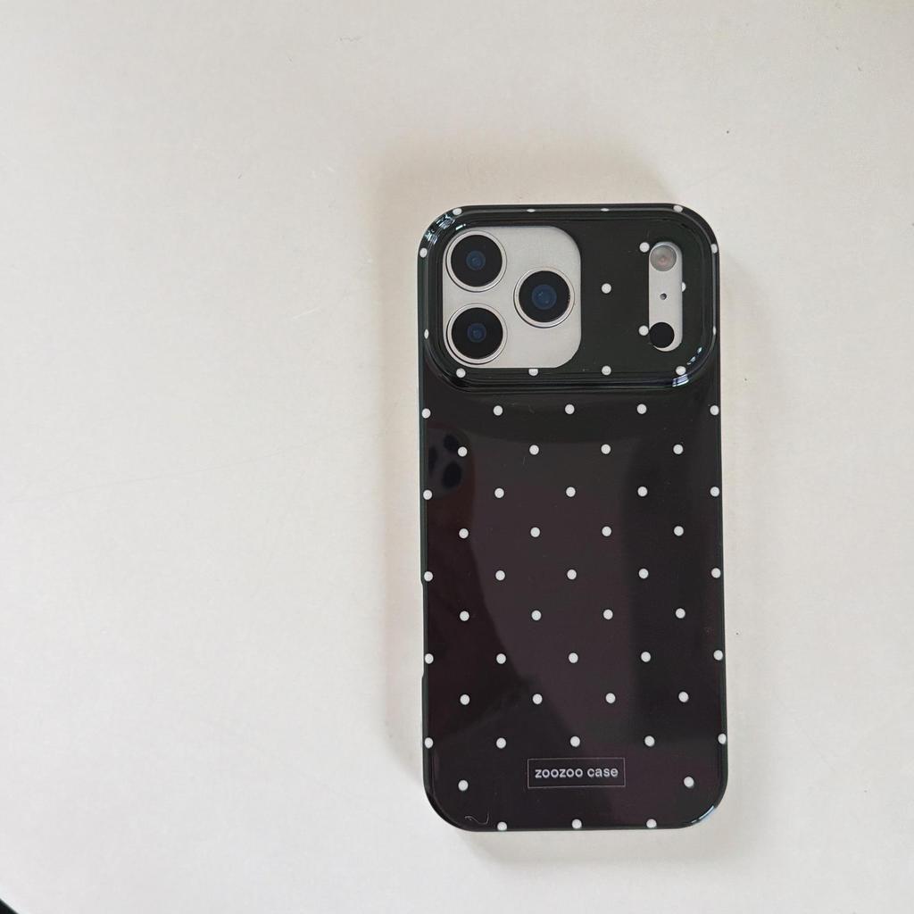 Polka Dot Soft Shell Case for iPhone 16 Pro/17 Pro Max