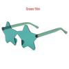 Colorful Rimless Star Party Sunglasses: Fun One-Piece Design