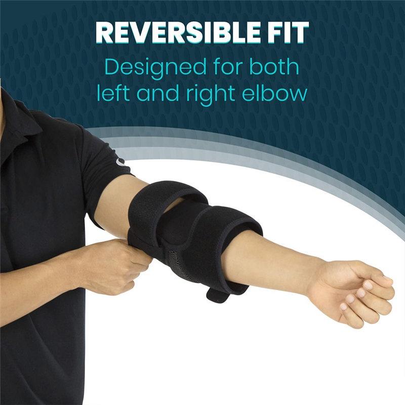 1Pcs Sports Ajustável Cotoveleiras Suporte Cotoveleira Compressão Envoltórios para Tênis, Badminton, Golfe, Ciclismo, Previne Entorses Articulares