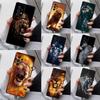 Roaring Lion Phone Case For Samsung Galaxy S25 S23 S30 S8 S21 S20 FE S24 S22 Note 10 20 Plus Lite Ultra