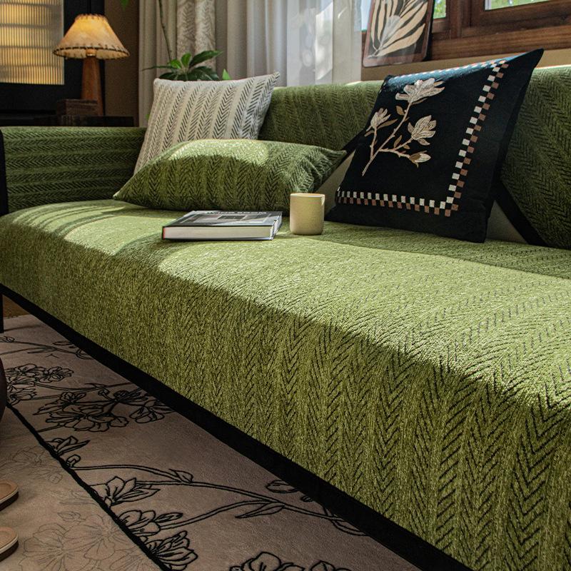 Medieval Sofa Cushion, Universal Light Luxury In All Seasons, High-End Sofa Cover  New Sofa Cushion Towel, Non-Slip