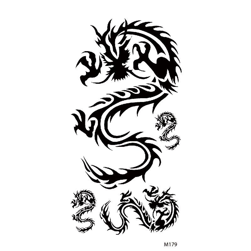 

Waterproof Scorpion, Dragon, and Butterfly Tattoo Stickers 190*90mm
